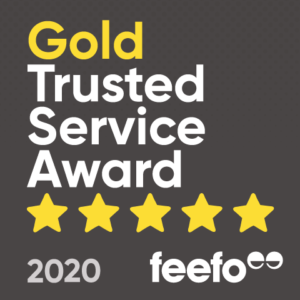 Gold Trusted Feefo Award 2020